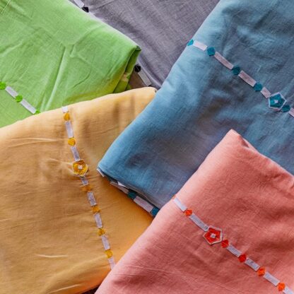 Calyz Layered Peach Summer Throw - Image 4